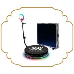 360° photobooth<br>vanaf € 250,00